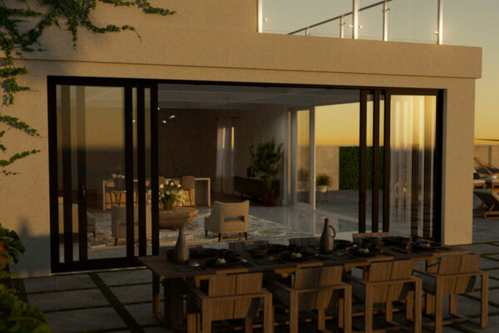 Multi-Slide Patio Doors for Energy Efficiency and Expanded Outdoor Views